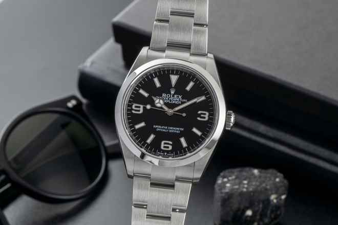  Rolex Explorer Oyster Edelstahl Automatik Herren Ref. 124270 Box & Papiere 2025 