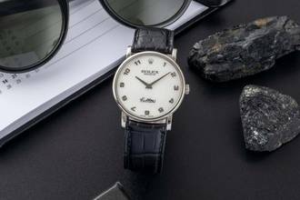 Thumbnail von Rolex Cellini 18K (0,750) Weissgold Handaufzug MOP Dial Unisex Ref. 5115