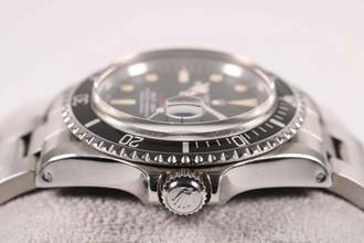 Thumbnail von Rolex Submariner Date Ref. 1680 „Red Sub“ – Baujahr 1972 – mit Box & Wempe Servicepapers