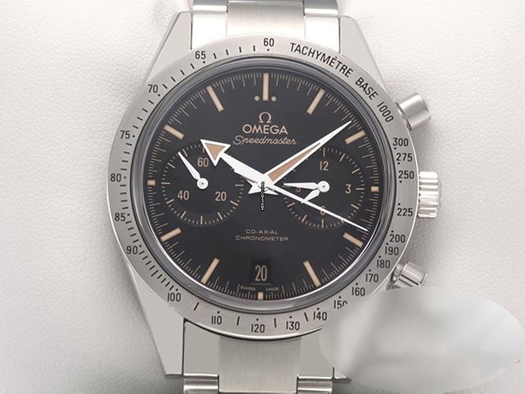 Omega Speedmaster '57 Edelstahl 331.10.42.51.01.002 Chronograph Automatik Stahl Steel Black Dial