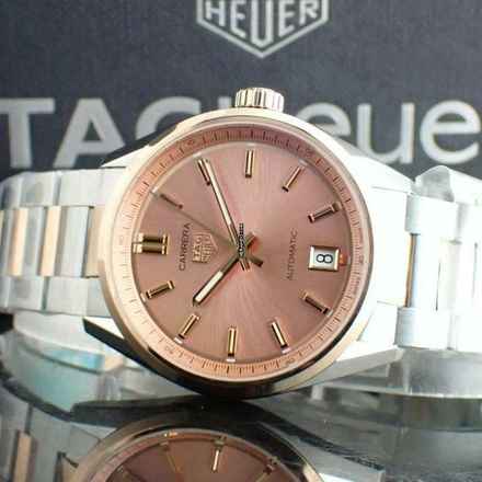  TAG Heuer Carrera Lady Date 36 Stainless Rose NEW FULL SET 