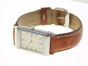 Thumbnail von Jaeger-LeCoultre Reverso Classique Classic im sehr guten Zustand mit original Straussenband Classic Modell 23 x 38 mm