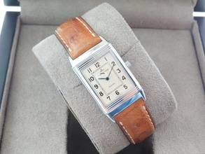 Thumbnail von Jaeger-LeCoultre Reverso Classique Classic im sehr guten Zustand mit original Straussenband Classic Modell 23 x 38 mm