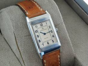 Thumbnail von Jaeger-LeCoultre Reverso Classique Classic im sehr guten Zustand mit original Straussenband Classic Modell 23 x 38 mm