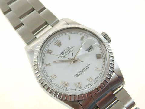 Rolex Datejust 36 Stahl 36 mm Stella Dial römisch T Swiss Made T v 1987 im Top Zustand R Serie seltenes Stella Zifferblatt