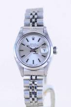 Thumbnail von Rolex Oyster Perpetual Lady Date silver index dial Jubiléband 26mm polished Bezel