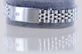 Thumbnail von Rolex Oyster Perpetual Lady Date silver index dial Jubiléband 26mm polished Bezel