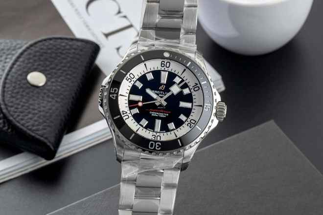 Breitling Superocean 46 Automatic 46 Stahl Herrenuhr Ref. A17378211B1A1 