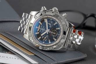 Thumbnail von Breitling Chronomat 44 Chronograph Stahl Automatik Ref. AB011012/BE69/388A B&P