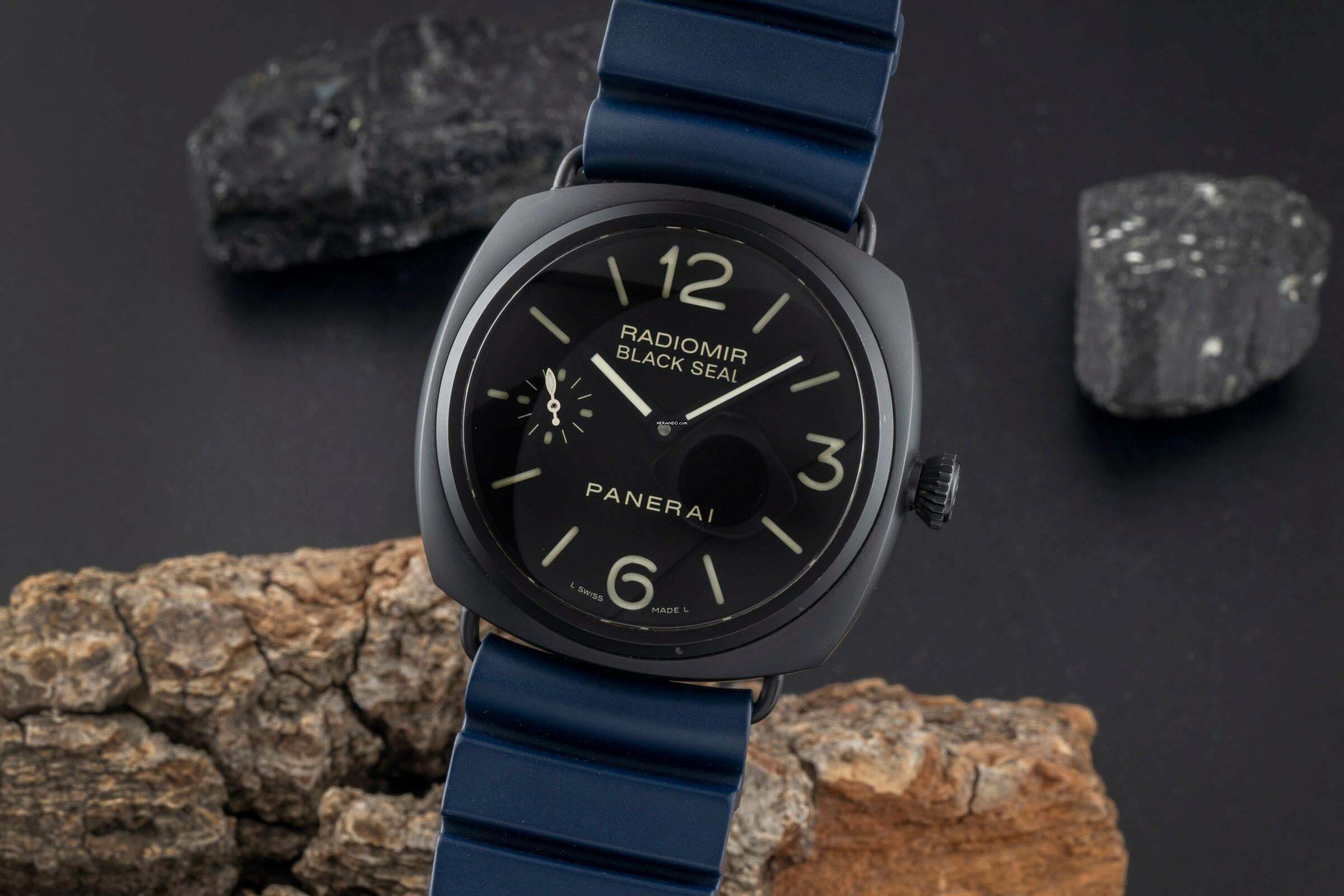 Panerai Radiomir Black Seal Keramik Handaufzug Herrenuhr Ref. PAM00292