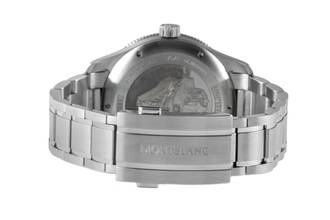 Thumbnail von Montblanc 1858 Iced Sea Stahl Automatik Herrenuhr Ref. 129373 Box & Papiere