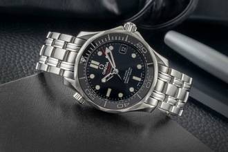 Thumbnail von Omega Seamaster Diver 300 M Midsize Co-Axial Ref 212.30.36.20.01.002 Papiere 2018