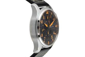 Thumbnail von IWC Fliegeruhr Chronograph Pilot Orange Sandstorm Chronograph Stahl Automatik Ref. IW377730 B&P 2021