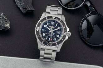 Thumbnail von Breitling Superocean II 44 Stahl Automatik Herrenuhr A17392D71 Papiere 2019