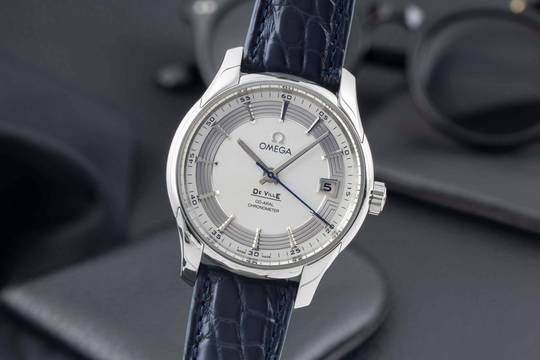  Omega De Ville Hour Vision Co-Axial Automatik Herrenuhr Ref 431.33.41.21.02.001 