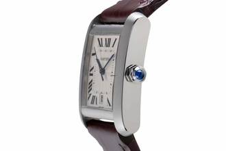 Thumbnail von Cartier Tank Française Edelstahl Automatik Herrenuhr Ref. W5101755 B&P 2002