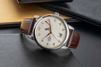 Thumbnail von Union Glashütte Diplomat Stahl Automatik Herrenuhr 26.44.16.02.10 B&P 2009