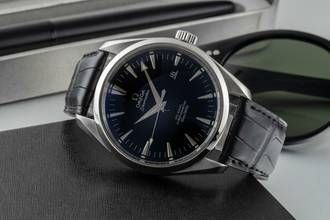 Thumbnail von Omega Seamaster Aqua Terra 150M Black Dial Edelstahl Automatik Herrenuhr 2502.50