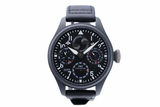 IWC Große Fliegeruhr Top Gun Big Pilot Top Gun - Perpetual Calendar In Ceramic - With Box And Papers - IW502902 2014