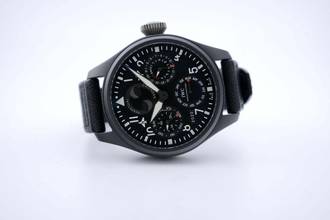 Thumbnail von IWC Große Fliegeruhr Top Gun Big Pilot Top Gun - Perpetual Calendar In Ceramic - With Box And Papers - IW502902 2014