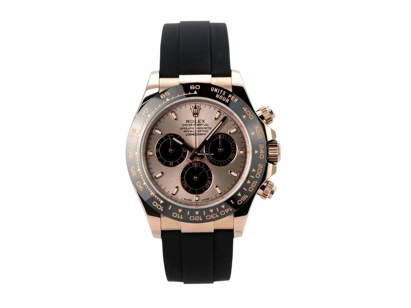 Rolex Daytona Cosmograph Daytona Everose-Gold / Oysterflex Ref. 116515LN Sundust