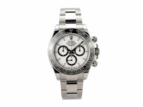  Rolex Daytona Edelstahl 126500LN Weiß 