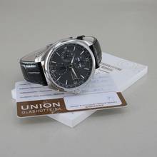 Thumbnail von Union Glashütte Belisar Chronograph Mondphase Vollkalender Graues Zifferblatt Ø 42 mm Full Set neuwertiger Zustand
