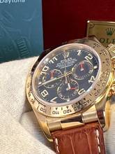 Thumbnail von Rolex Daytona 116518 Daytona LC 100-NOS-Neuer Service Full Set Blue Racing Dial 18k Gelbgold