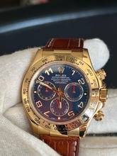 Thumbnail von Rolex Daytona 116518 Daytona LC 100-NOS-Neuer Service Full Set Blue Racing Dial 18k Gelbgold