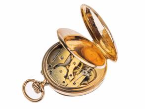 Thumbnail von Vacheron Constantin Classic Taschenuhr 1945 original Box sehr gut Vintage Taschenuhr Antik Savonette Staubdeckel 18kt Roségold 80g