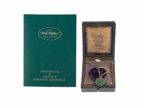 Thumbnail von Vacheron Constantin Classic Taschenuhr 1945 original Box sehr gut Vintage Taschenuhr Antik Savonette Staubdeckel 18kt Roségold 80g