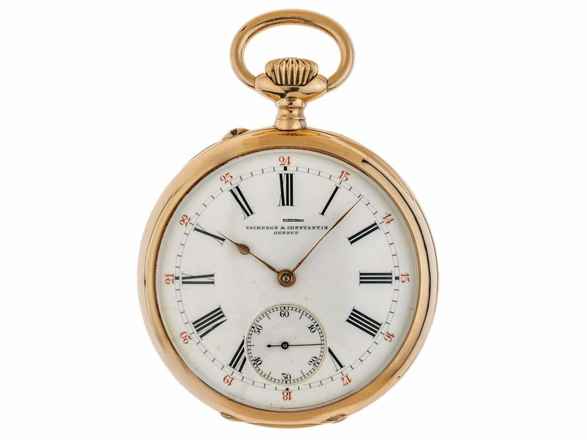  Vacheron Constantin Classic Taschenuhr 1945 original Box sehr gut Vintage Taschenuhr Antik Savonette Staubdeckel 18kt Roségold 80g 