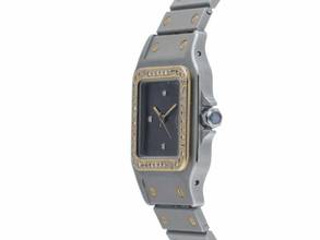 Thumbnail von Cartier Santos GM Großes Modell Ref.2961 1987 Full Set sehr gut Vintage Santos GM großes Modell Diamanten