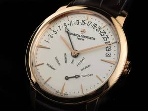 Thumbnail von Vacheron Constantin Patrimony Ref.4000U/000R-B110 2021 Full Set wie Neu Patrimony Retrograde Day-Date 18kt Roségold Krokoleder Faltschließe
