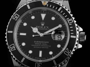 Thumbnail von Rolex Submariner Date Ref.16610 1993 Box&Beschreibung sehr gut Vintage Submariner Date