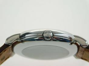 Thumbnail von IWC Portofino Automatic Edelstahl Datum 34 mm im Top Zustand Automatik mit Lederband