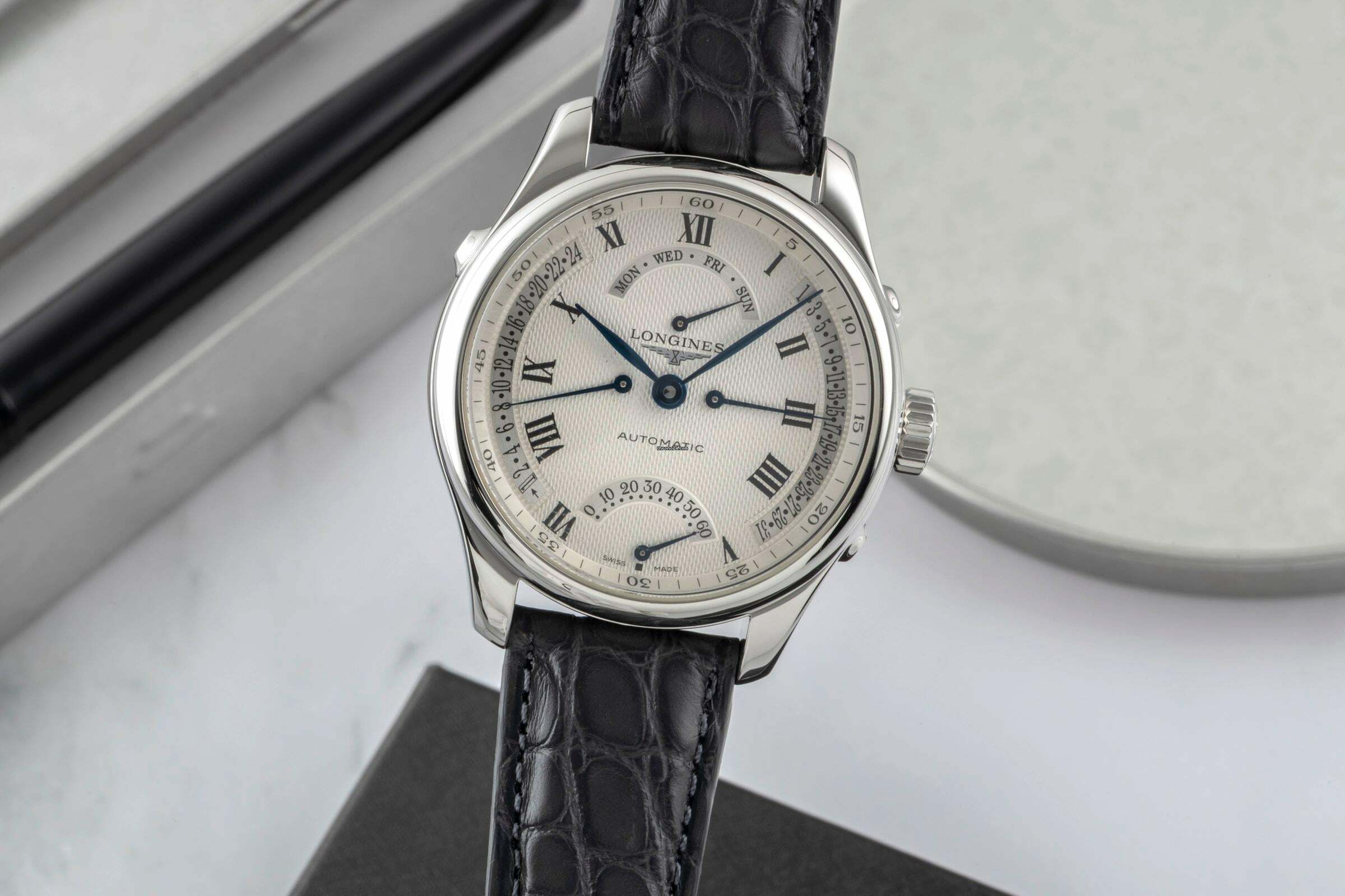 Longines Master Collection Stahl Automatik Herrenuhr Ref. L2.715.4