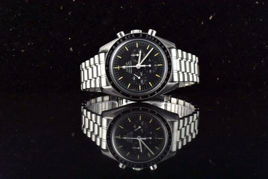  Omega Speedmaster Professional Moonwatch Apollo XI 25th Anniversary Limited Edition unpoliert Box & Papiere 
