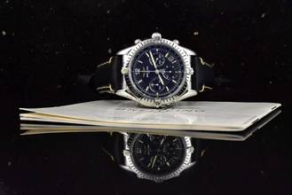 Thumbnail von Breitling Chrono Cockpit A30012 A30012 Black Dial Automatik - Vintage 1996