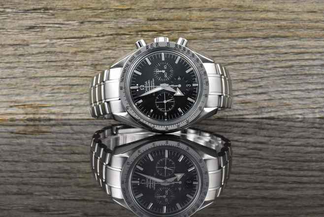  Omega Speedmaster Broad Arrow 3551.50.00 Black Dial Automatik - Full Set 2002 