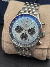 Thumbnail von Breitling Navitimer 1 B01 Chronograph 43mm AB0138241C1A1 'Ice Blue' dial Steel bracelet Very Good Full Set 6-2024 (warranty until 2032)