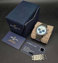 Thumbnail von Breitling Navitimer 1 B01 Chronograph 43mm AB0138241C1A1 'Ice Blue' dial Steel bracelet Very Good Full Set 6-2024 (warranty until 2032)