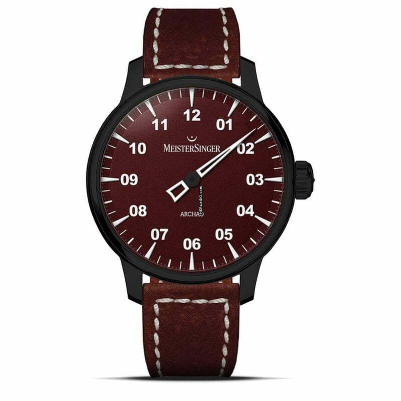 Meistersinger Archao DLC Herrenuhr Automatik rot - AR911BL