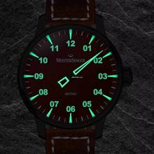 Thumbnail von Meistersinger Archao DLC Herrenuhr Automatik rot - AR911BL