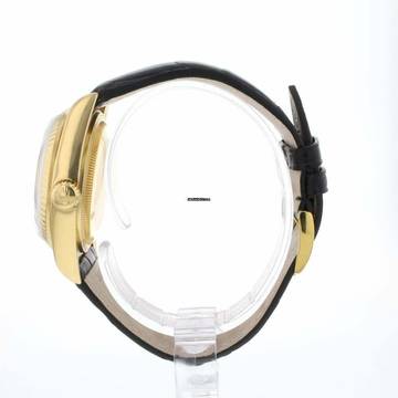  Rolex Day-Date 36 Yellow Gold Black Dial 