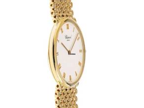 Thumbnail von Chopard 18 K. Gold Vintage Watch Flat Mens Watch Classic with original box Top condition