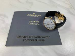 Thumbnail von Junghans Meister Fein Edition Erhard 18k Gold/Full Set