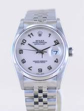 Thumbnail von Rolex Datejust 36 16200 Saphirglas Computer dial Jubiléband rar Automatik B+P