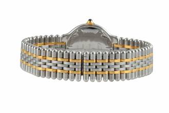 Thumbnail von Cartier 21 Must de Cartier SM Stahl / Gold Quarz Damenuhr Ref. W10051F4 B&P