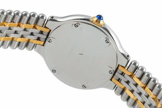 Thumbnail von Cartier 21 Must de Cartier SM Stahl / Gold Quarz Damenuhr Ref. W10051F4 B&P